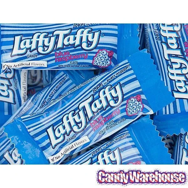 Laffy Taffy Candy - Blue Raspberry: 145-Piece Tub 4 Laffy Taffy Candy - Blue Raspberry: 145-Piece Tub - Image 2