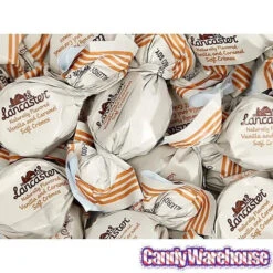 Lancaster Caramel And Vanilla Soft Cremes Candy: 8-Ounce Bag -Candy World Shop lancaster caramel and vanilla soft cremes candy 8 ounce bag candy warehouse 3