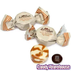 Lancaster Caramel And Vanilla Soft Cremes Candy: 8-Ounce Bag -Candy World Shop lancaster caramel and vanilla soft cremes candy 8 ounce bag candy warehouse 4