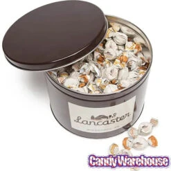 Candy World Shop -Candy World Shop lancaster soft cremes caramel vanilla and butterscotch caramel candy 2 5lb gift tin candy warehouse 2