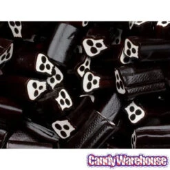 Licorice Skulls Candy: 5LB Bag -Candy World Shop licorice skulls candy 5lb bag candy warehouse 4