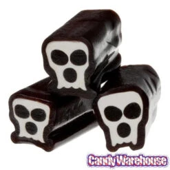 Licorice Skulls Candy: 5LB Bag -Candy World Shop licorice skulls candy 5lb bag candy warehouse 5