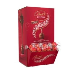 Lindt Chocolate Lindor Truffles - Milk Chocolate: 120-Piece Box -Candy World Shop lindt chocolate lindor truffles milk chocolate 120 piece box candy warehouse 3