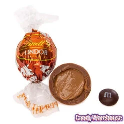 Lindt Chocolate Lindor Truffles - Peanut Butter: 60-Piece Box -Candy World Shop lindt chocolate lindor truffles peanut butter 60 piece box candy warehouse 3