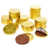 Madelaine Chanukah Gelt Gold Foiled Milk Chocolate Coins: 5LB Bag -Candy World Shop madelaine chanukah gelt gold foiled milk chocolate coins 5lb bag candy warehouse 1