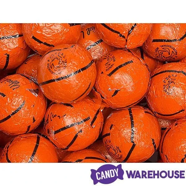 Madelaine Foiled Milk Chocolate Sports Balls 2-Ounce Mesh Bags - Basketball: 24-Piece Tub 4 Madelaine Foiled Milk Chocolate Sports Balls 2-Ounce Mesh Bags - Basketball: 24-Piece Tub - Image 2