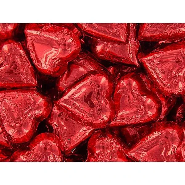 Madelaine Red Foiled Milk Chocolate Hearts: 5LB Box 3 Madelaine Red Foiled Milk Chocolate Hearts: 5LB Box