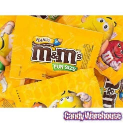 M&M's Candy Fun Size Packs - Peanut: 5LB Bag -Candy World Shop mandm s candy fun size packs peanut 5lb bag candy warehouse 3