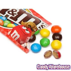 M&M's Candy Packs - Peanut Butter: 24-Piece Box -Candy World Shop mandm s candy packs peanut butter 24 piece box candy warehouse 4