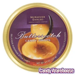 McKeever & Danlee Bon Bons Candy Tins - Butterscotch: 6-Piece Box -Candy World Shop mckeever and danlee bon bons candy tins butterscotch 6 piece box candy warehouse 4