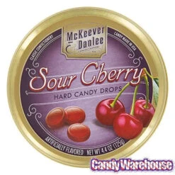 McKeever & Danlee Bon Bons Candy Tins - Sour Cherry: 6-Piece Box -Candy World Shop mckeever and danlee bon bons candy tins sour cherry 6 piece box candy warehouse 4