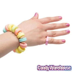 Mega Candy Bracelets 2-Packs: 12-Piece Box -Candy World Shop mega candy bracelets 2 packs 12 piece box candy warehouse 5
