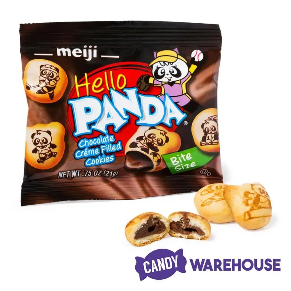 Meiji Hello Panda Chocolate Creme Filled Cookies: 32-Piece Box 4 Meiji Hello Panda Chocolate Creme Filled Cookies: 32-Piece Box - Image 2
