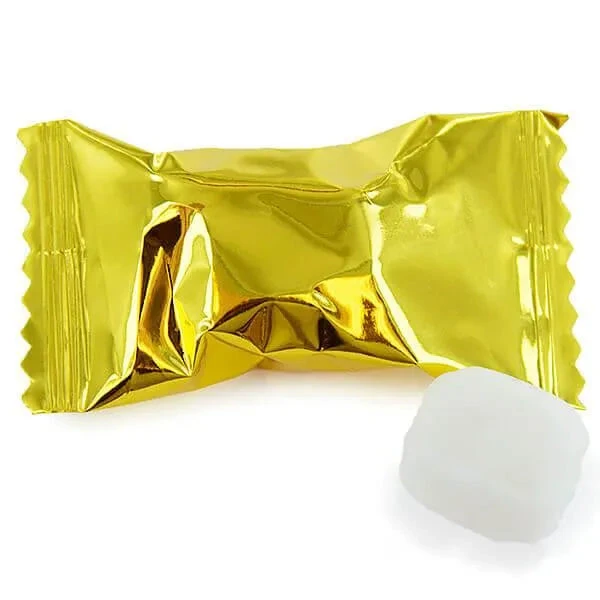 Metallic Gold Wrapped Butter Mint Creams: 300-Piece Case 3 Metallic Gold Wrapped Butter Mint Creams: 300-Piece Case