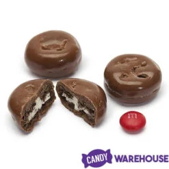 Milk Chocolate Covered Mini Oreo Cookies: 2LB Bag -Candy World Shop milk chocolate covered mini oreo cookies 2lb bag candy warehouse 2