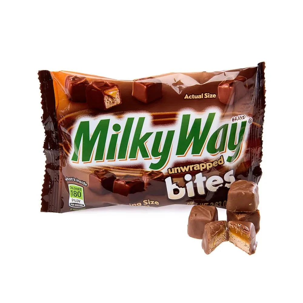Milky Way Bites Candy Packs: 12-Piece Box 3 Milky Way Bites Candy Packs: 12-Piece Box