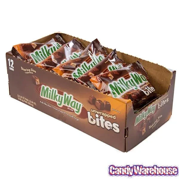 Milky Way Bites Candy Packs: 12-Piece Box 4 Milky Way Bites Candy Packs: 12-Piece Box - Image 2