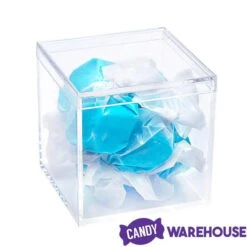 Mini Acrylic Favor Boxes - 5-Ounce Cube With Lid: 12-Piece Set -Candy World Shop mini acrylic favor boxes 5 ounce cube with lid 12 piece set candy warehouse 3