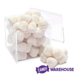 Mini Acrylic Favor Boxes - 5-Ounce Cube With Lid: 12-Piece Set -Candy World Shop mini acrylic favor boxes 5 ounce cube with lid 12 piece set candy warehouse 5