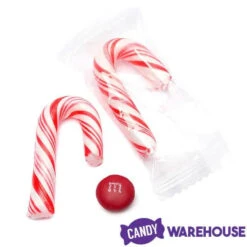 Mini Candy Canes - Red And White: 100-Piece Tub -Candy World Shop mini candy canes red and white 100 piece tub candy warehouse 6