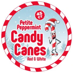 Mini Candy Canes - Red And White: 45-Piece Jar -Candy World Shop mini candy canes red and white 45 piece jar candy warehouse 9