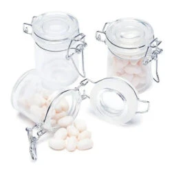 Mini Glass Favor Jars - 1.25-Ounce Canning Jar With Swing Top: 12-Piece Set
