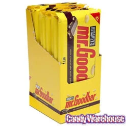 Mr. Goodbar Chocolate 4.4-Ounce Jumbo Candy Bars: 12-Piece Box -Candy World Shop mr goodbar chocolate 4 4 ounce jumbo candy bars 12 piece box candy warehouse 3