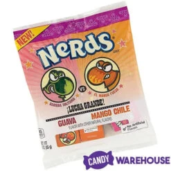 Nerds Lucha Grande Candy Snack Size Packs In 3-Ounce Bags - Guava And Mango Chile: 24-Piece Box -Candy World Shop nerds lucha grande candy snack size packs in 3 ounce bags guava and mango chile 24 piece box candy warehouse 5