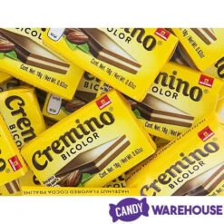 Nutresa Cremino Bicolore Hazelnut Flavored Cocoa Praline Candy Bars: 24-Piece Pack -Candy World Shop nutresa cremino bicolore hazelnut flavored cocoa praline candy bars 24 piece pack candy warehouse 3