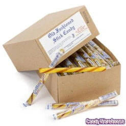 Old Fashioned Hard Candy Sticks - Butterscotch: 80-Piece Box -Candy World Shop old fashioned hard candy sticks butterscotch 80 piece box candy warehouse 4 ddcc8d64 0571 407d 9d54 6b5535e1cb5d