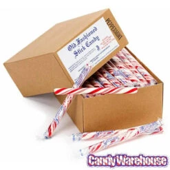 Old Fashioned Hard Candy Sticks - Peppermint: 80-Piece Box -Candy World Shop old fashioned hard candy sticks peppermint 80 piece box candy warehouse 4 2296b750 aaf6 4cb6 b365 900657068a65