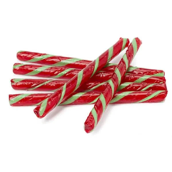 Old Fashioned Hard Candy Sticks - Strawberry: 80-Piece Box 3 Old Fashioned Hard Candy Sticks - Strawberry: 80-Piece Box