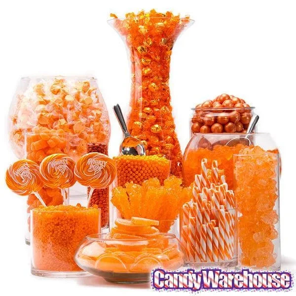 Old Fashioned Hard Candy Sticks - Tangerine: 80-Piece Box 4 Old Fashioned Hard Candy Sticks - Tangerine: 80-Piece Box - Image 2