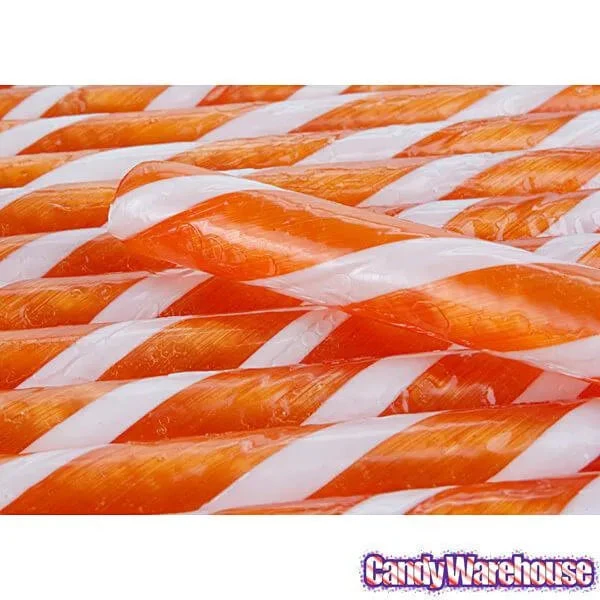Old Fashioned Hard Candy Sticks - Tangerine: 80-Piece Box 6 Old Fashioned Hard Candy Sticks - Tangerine: 80-Piece Box - Image 4
