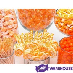 Orange Candy Bar Table Assortment -Candy World Shop orange candy bar table assortment candy warehouse 3