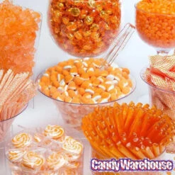 Orange Candy Buffet Kit: 25 To 50 Guests 15 Orange Candy Buffet Kit: 25 To 50 Guests -Candy World Shop orange candy buffet kit 25 to 50 guests candy warehouse 7