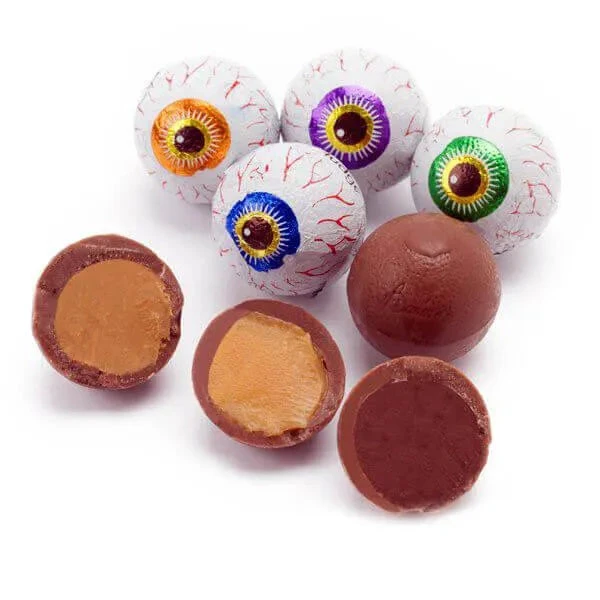 Palmer Creepy Peepers Filled Chocolate Eyeballs: 86-Piece Bag 3 Palmer Creepy Peepers Filled Chocolate Eyeballs: 86-Piece Bag