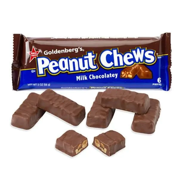 Peanut Chews Candy 2-Ounce Packs - Milk Chocolate: 24-Piece Display 3 Peanut Chews Candy 2-Ounce Packs - Milk Chocolate: 24-Piece Display