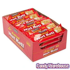 Pearson's Salted Nut Roll Candy Bars: 24-Piece Box -Candy World Shop pearson s salted nut roll candy bars 24 piece box candy warehouse 6