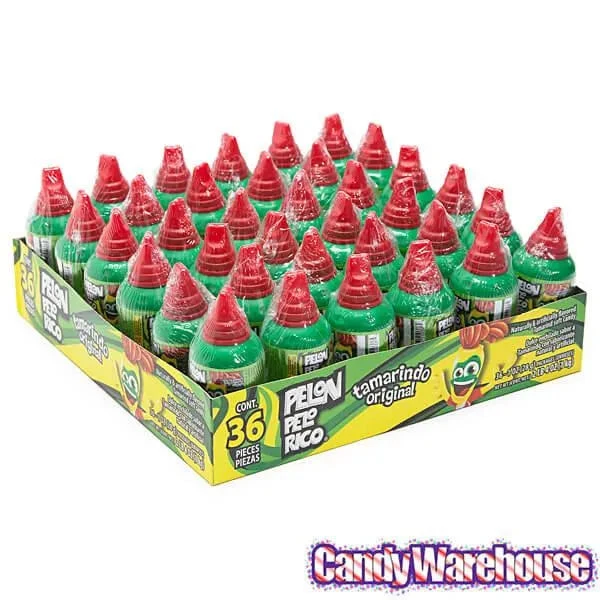 Pelon Pelo Rico Tamarind Candy Dispensers: 36-Piece Display 4 Pelon Pelo Rico Tamarind Candy Dispensers: 36-Piece Display - Image 2