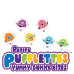 Petite Pufflettes Gummy Bites - Assorted: 16-Ounce Bag -Candy World Shop petite pufflettes gummy bites assorted 16 ounce bag candy warehouse 4
