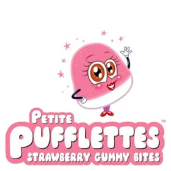 Petite Pufflettes Gummy Bites - Strawberry: 16-Ounce Bag 10 Petite Pufflettes Gummy Bites - Strawberry: 16-Ounce Bag -Candy World Shop petite pufflettes gummy bites strawberry 16 ounce bag candy warehouse 3
