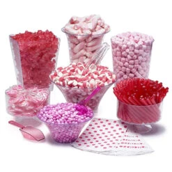 Pink Candy Buffet Kit: 25 To 50 Guests