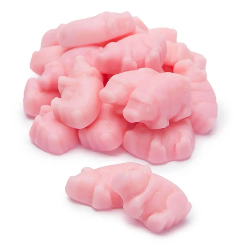 Pink Gummy Piglets: 1KG Bag 3 Pink Gummy Piglets: 1KG Bag