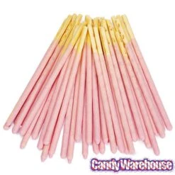 Pocky - Strawberry Cream Covered Biscuit Sticks Packs: 10-Piece Box -Candy World Shop pocky strawberry cream covered biscuit sticks packs 10 piece box candy warehouse 3