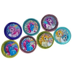 Rainbow Unicorn Foiled Milk Chocolate Coins In Mesh Bags: 18-Piece Box -Candy World Shop rainbow unicorn foiled milk chocolate coins in mesh bags 18 piece box candy warehouse 4