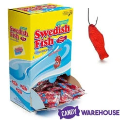 Red Swedish Fish Candy - Wrapped: 240-Piece Box -Candy World Shop red swedish fish candy wrapped 240 piece box candy warehouse 5 75e9a589 83e8 45fb acdc b300dfdfdba8