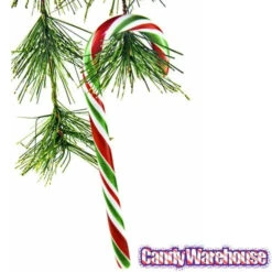 Red - White - Green Peppermint Candy Canes: 18-Piece Box -Candy World Shop red white green peppermint candy canes 18 piece box candy warehouse 3