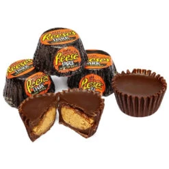 Reese's Dark Chocolate Peanut Butter Cups Miniatures: 10.2-Ounce Bag