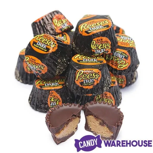 Reese's Dark Chocolate Peanut Butter Cups Miniatures: 10.2-Ounce Bag 4 Reese's Dark Chocolate Peanut Butter Cups Miniatures: 10.2-Ounce Bag - Image 2